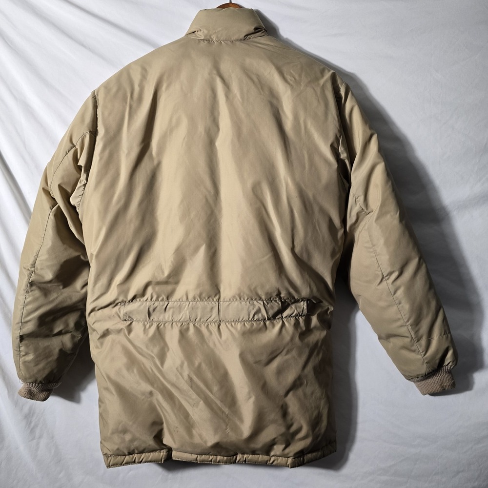 Vintage Womens Tempco Down Jacket Beige size M/L Winter Insulated - Picture 8 of 12